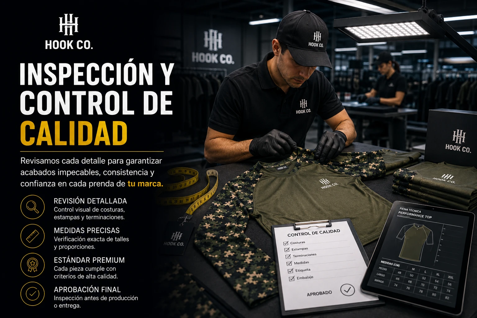 Inspección y embalaje